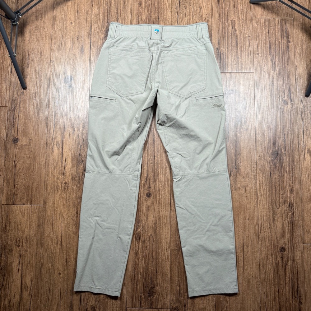 Kuhl Deceptr Pants Mens 30x30 Tan Beige Tuff Lite Stretch Hiking Travel Climbing